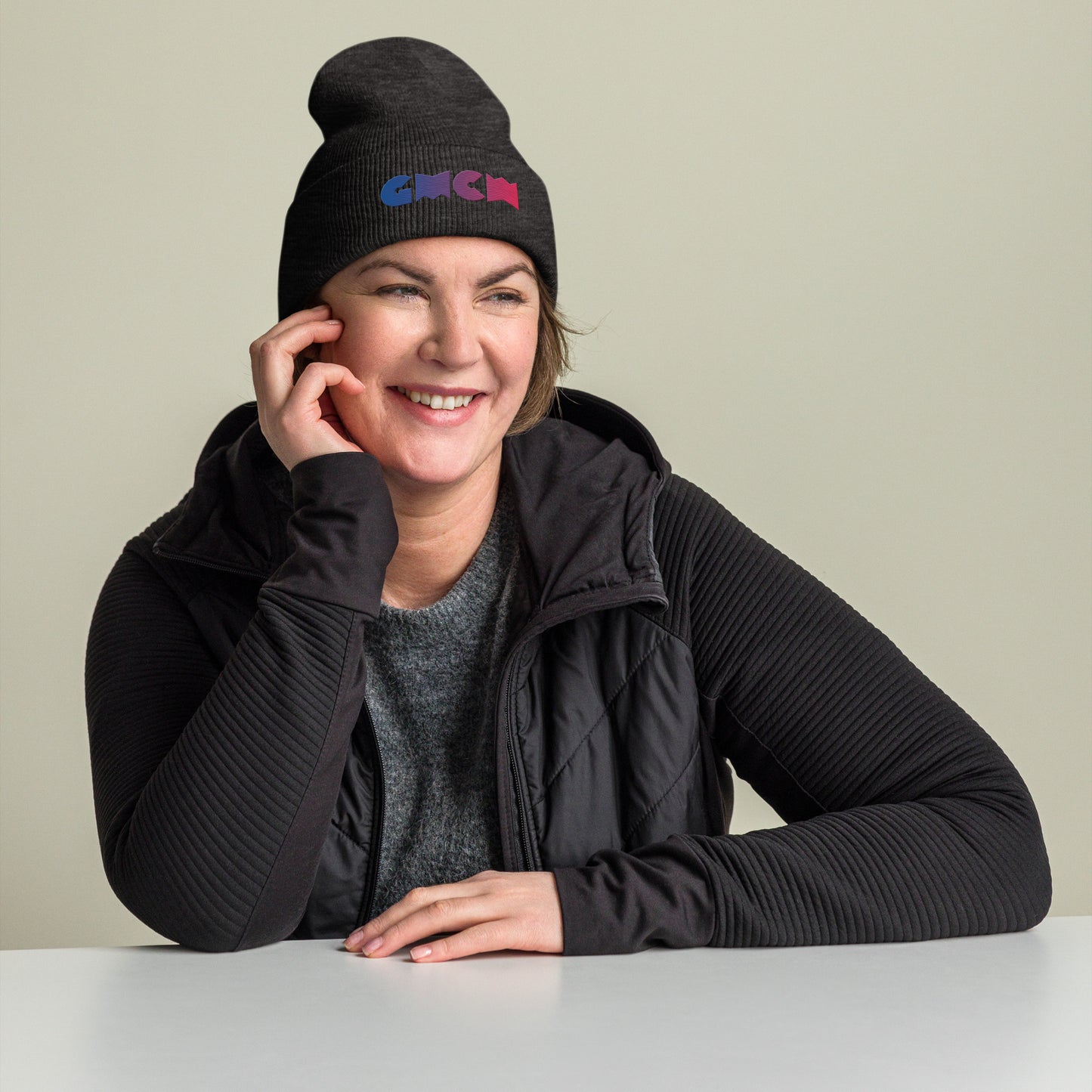 GMCW Cuffed Beanie with embroidered logo