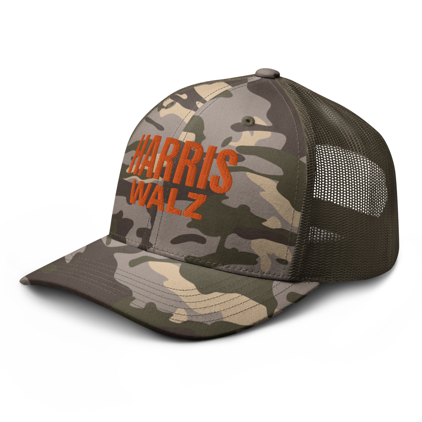 Harris Walz Camo Cap