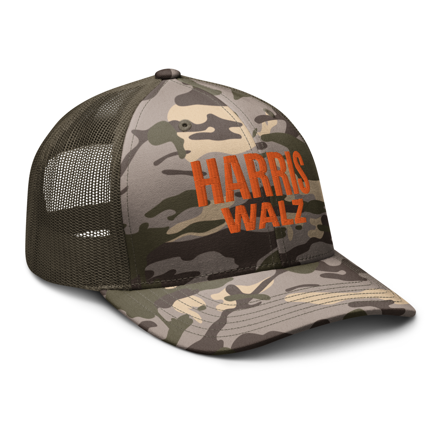 Harris Walz Camo Cap